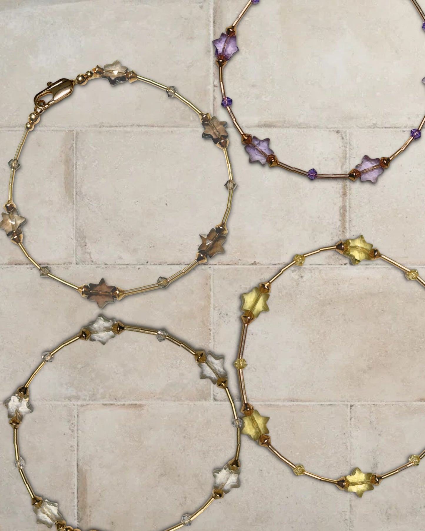 Dainty Jewish Stars Bracelet