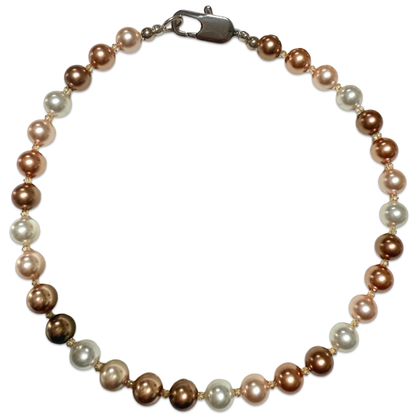 Chunky Crystal Pearl Necklace