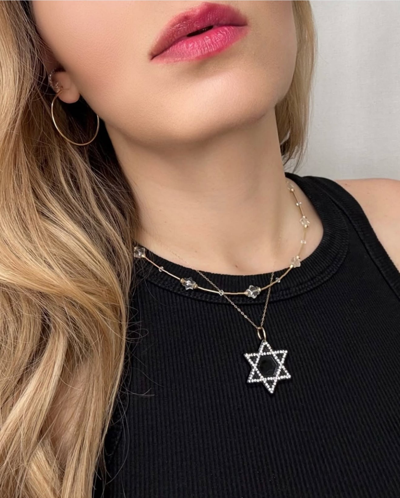 Dainty Jewish Stars Necklace