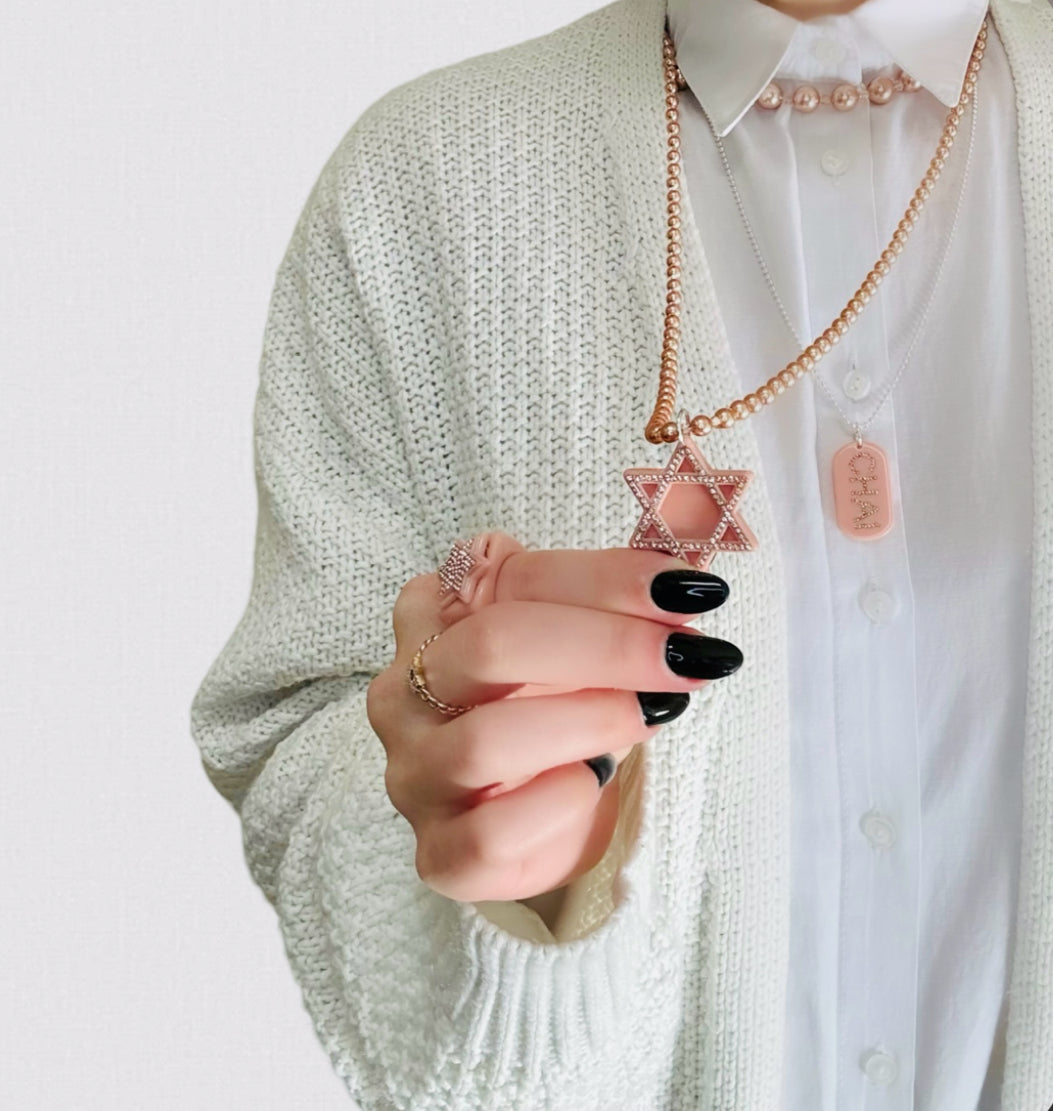 Chunky Crystal Pearl Necklace