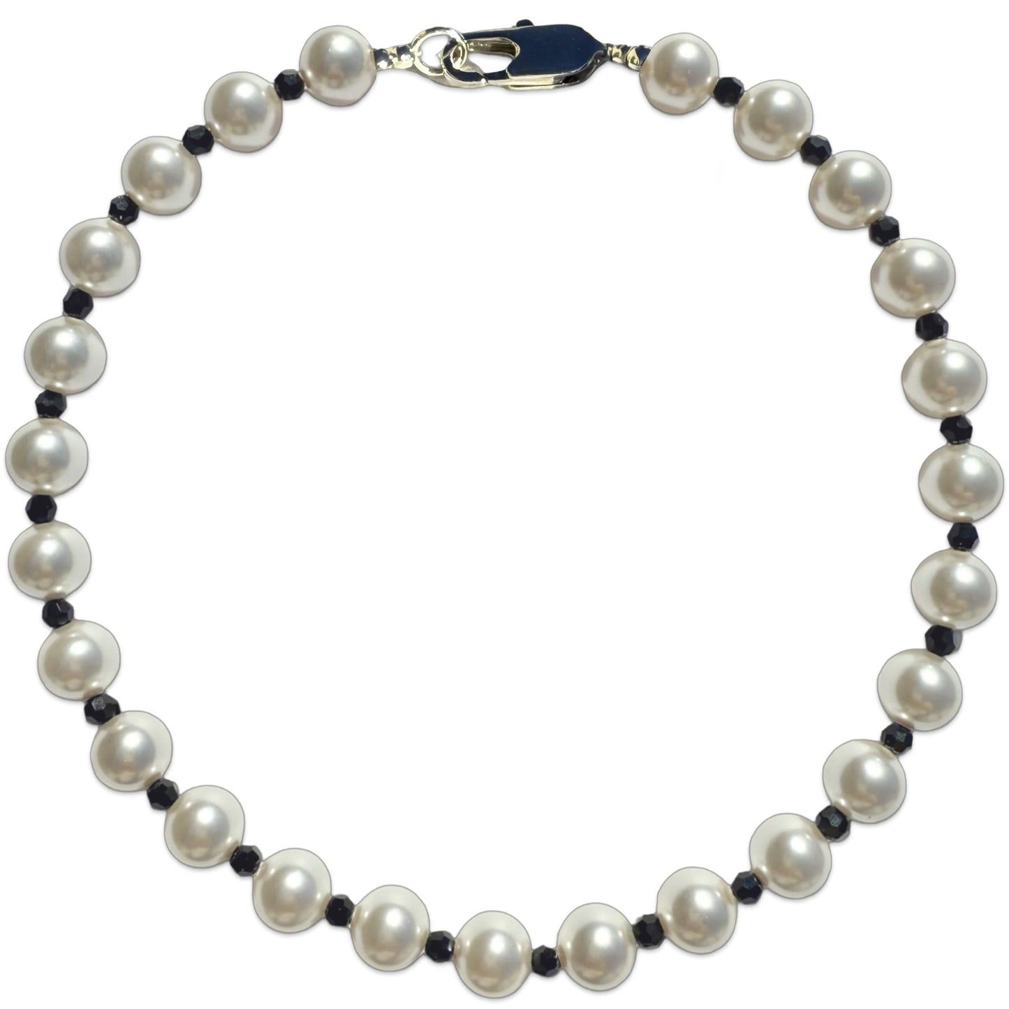 Chunky Crystal Pearl Necklace