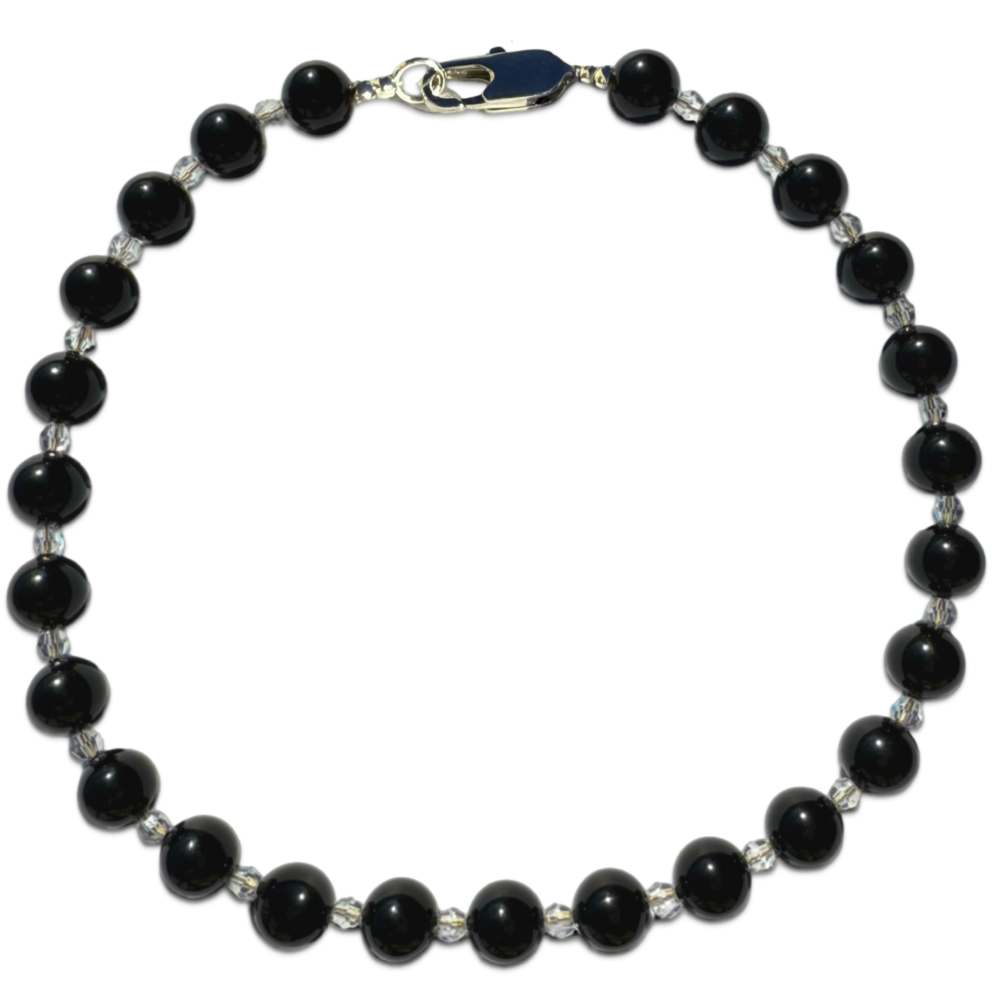 Chunky Crystal Pearl Necklace