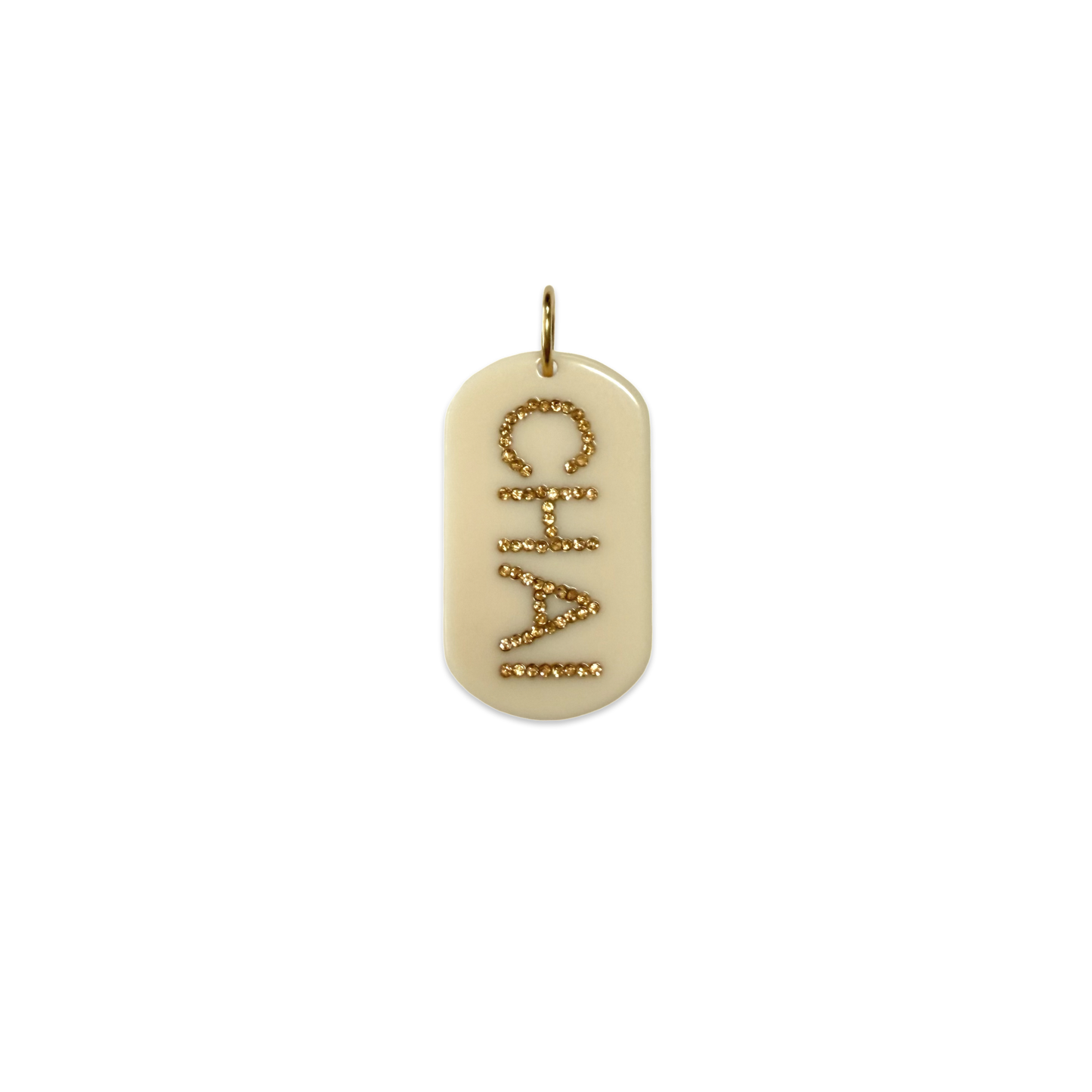 Small Chai Tag Pendant
