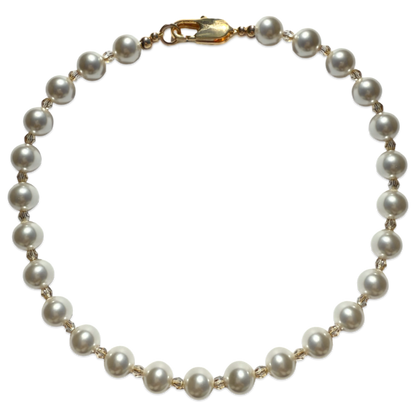 Chunky Crystal Pearl Necklace