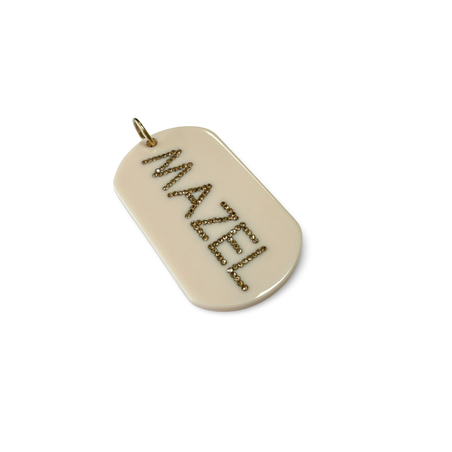 Large Mazel Tag Pendant