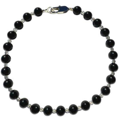 Chunky Crystal Pearl Necklace