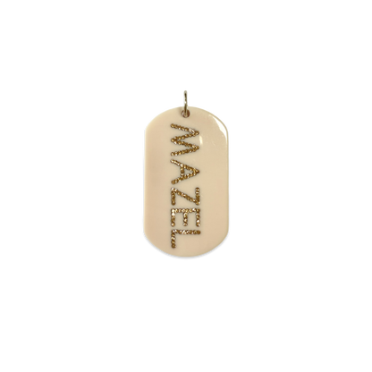 Large Mazel Tag Pendant